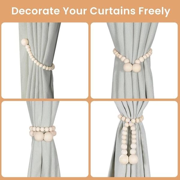 Magnetic Curtain Tiebacks