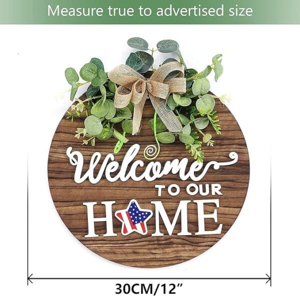 Seasonal Welcome Sign